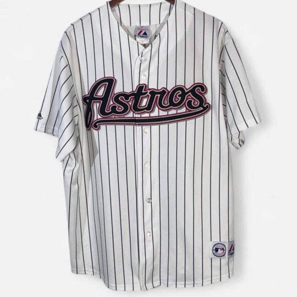 Vintage Majestic Athletic Houston Astros Roger Clemons Jersey Sz XL